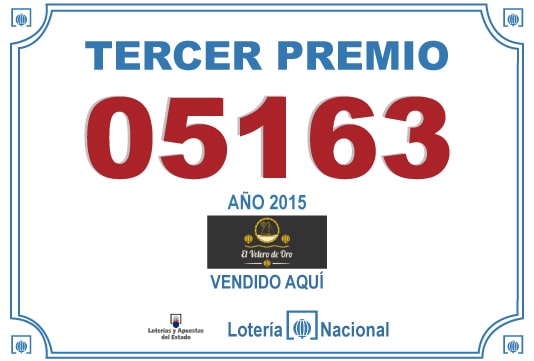 Lotería Velero de Oro - GRAN PREMIO 3